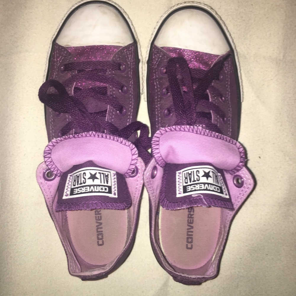 Purple converse size 5